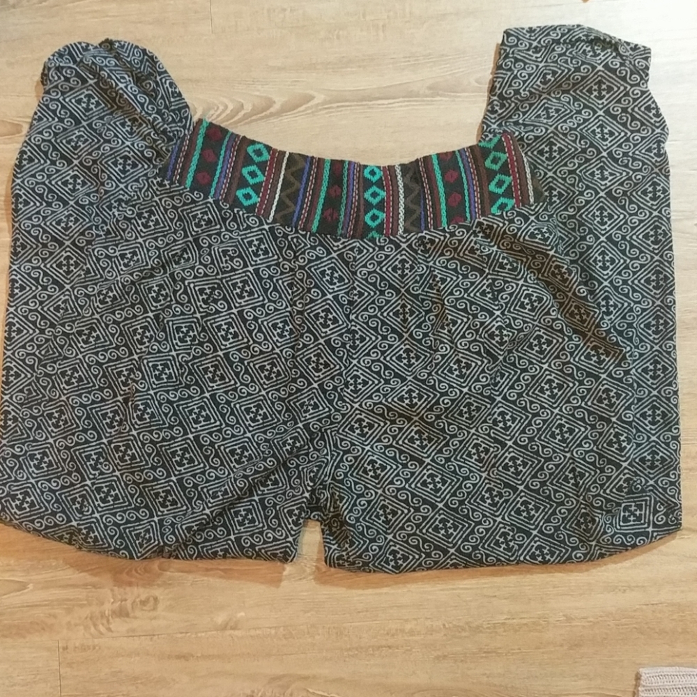Aztec loose pants
